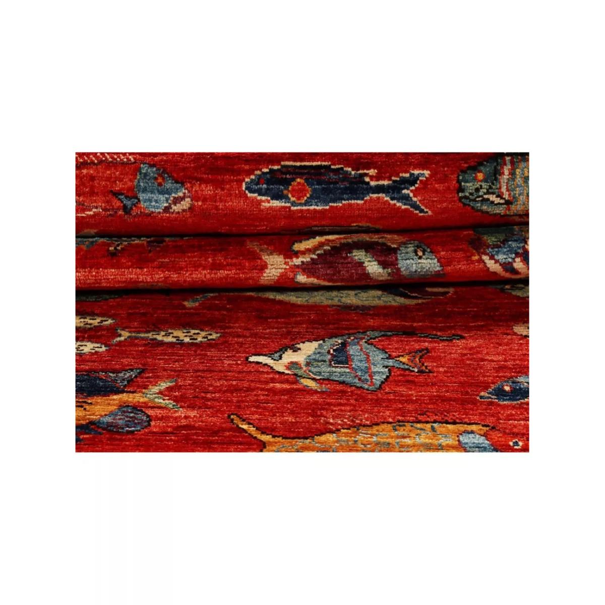 Gooch Oriental Fish Runner Rug, Red, L243 x W80 cm – image 5