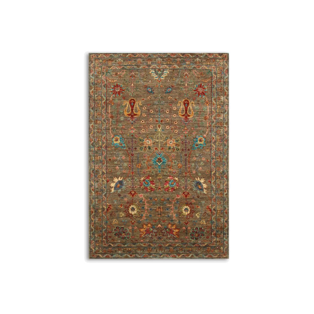 Gooch Oriental Sultani Rug, Ivory, L188 x W126 cm