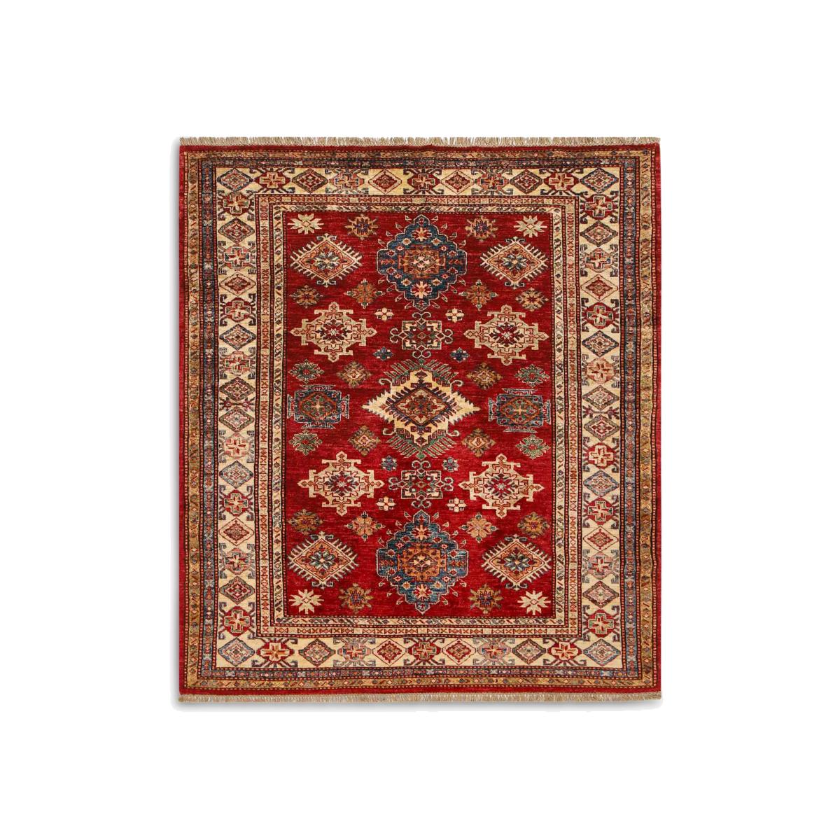 Gooch Oriental Supreme Kazak Rug, Red, L190 x W154 cm – image 1