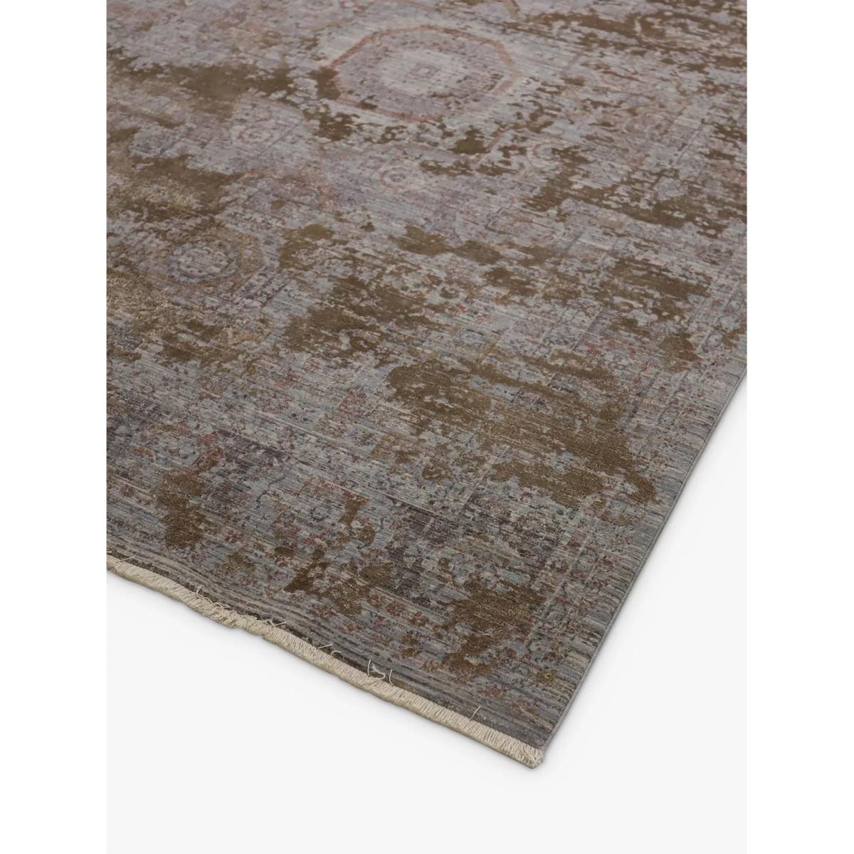John Lewis Camel Distressed Medallion Rug, Gold, L290 x W200 cm – image 3