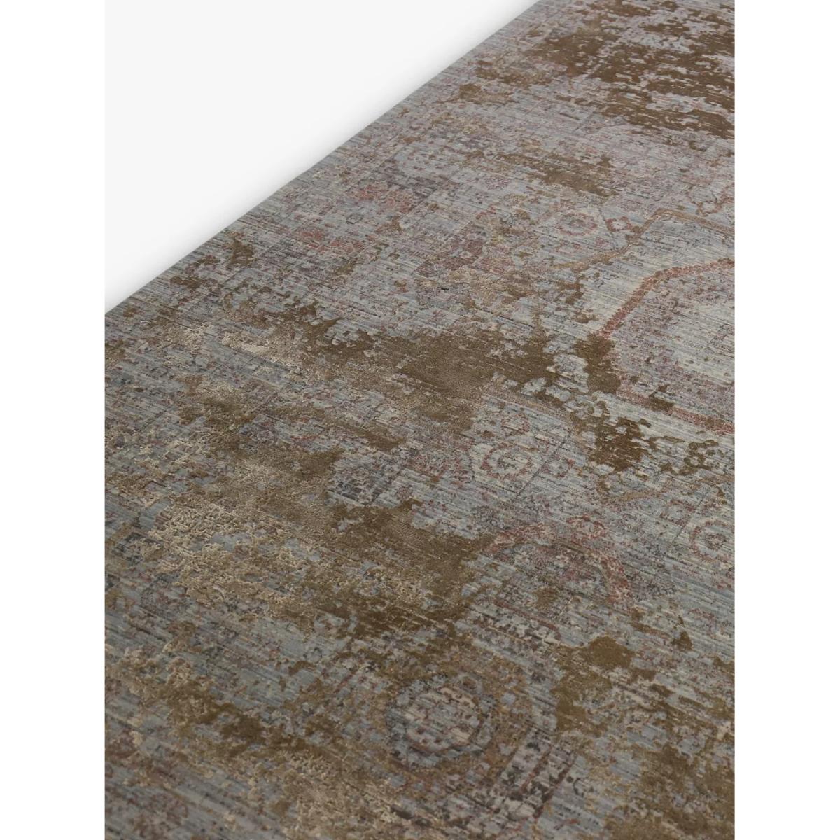 John Lewis Camel Distressed Medallion Rug, Gold, L290 x W200 cm – image 6