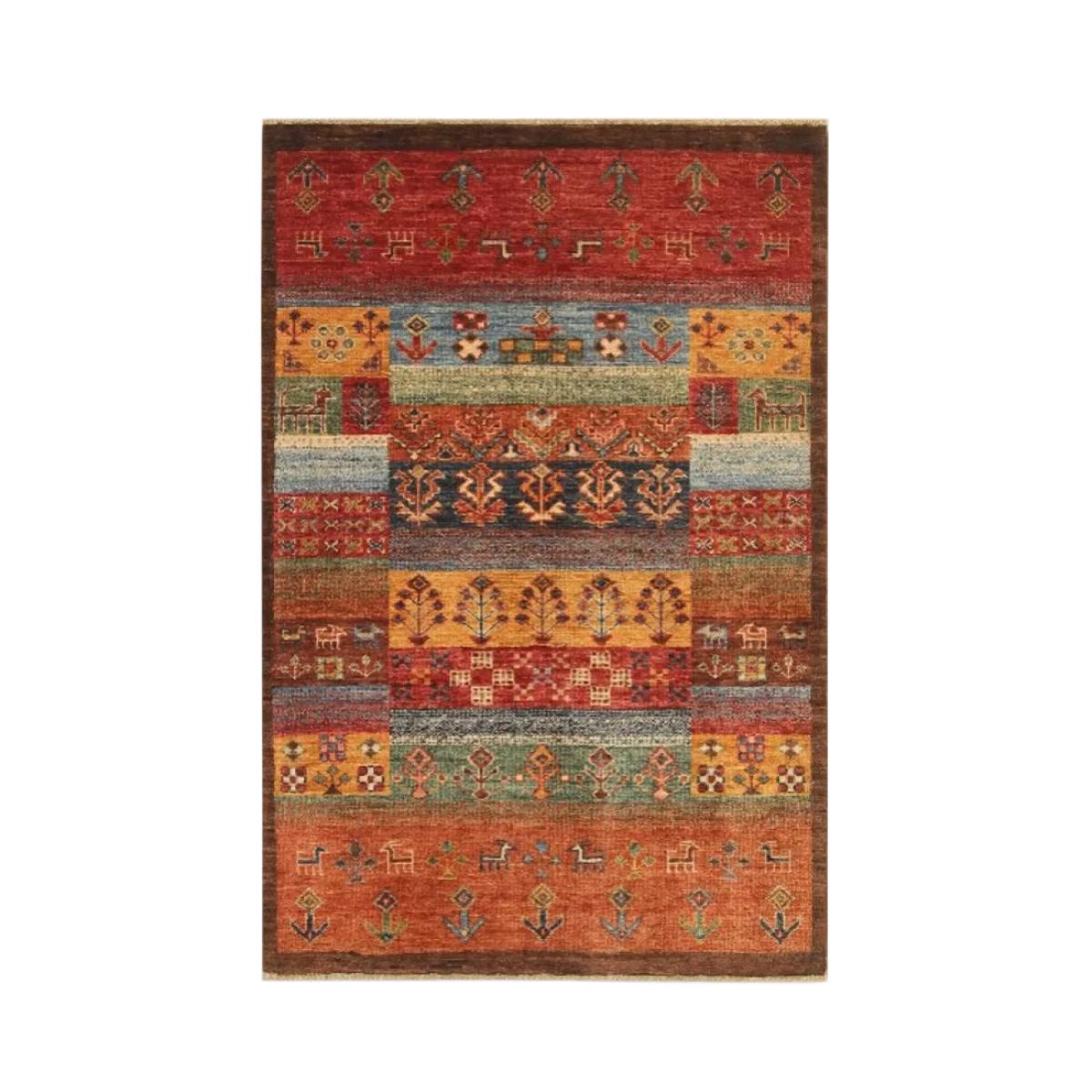 Gooch Oriental Loribaft Rug, Brown, L128 x W83 cm – image 2