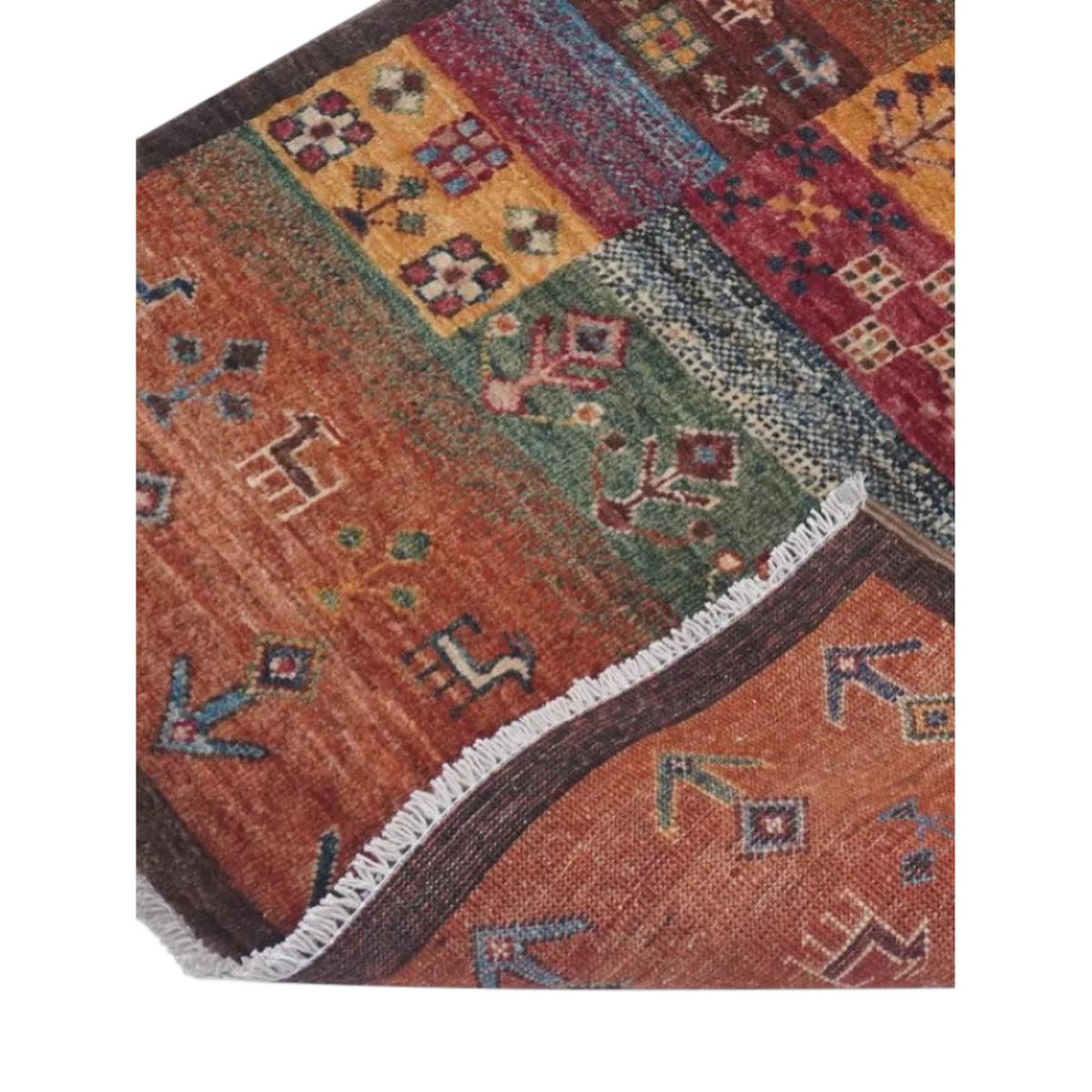 Gooch Oriental Loribaft Rug, Brown, L128 x W83 cm – image 7