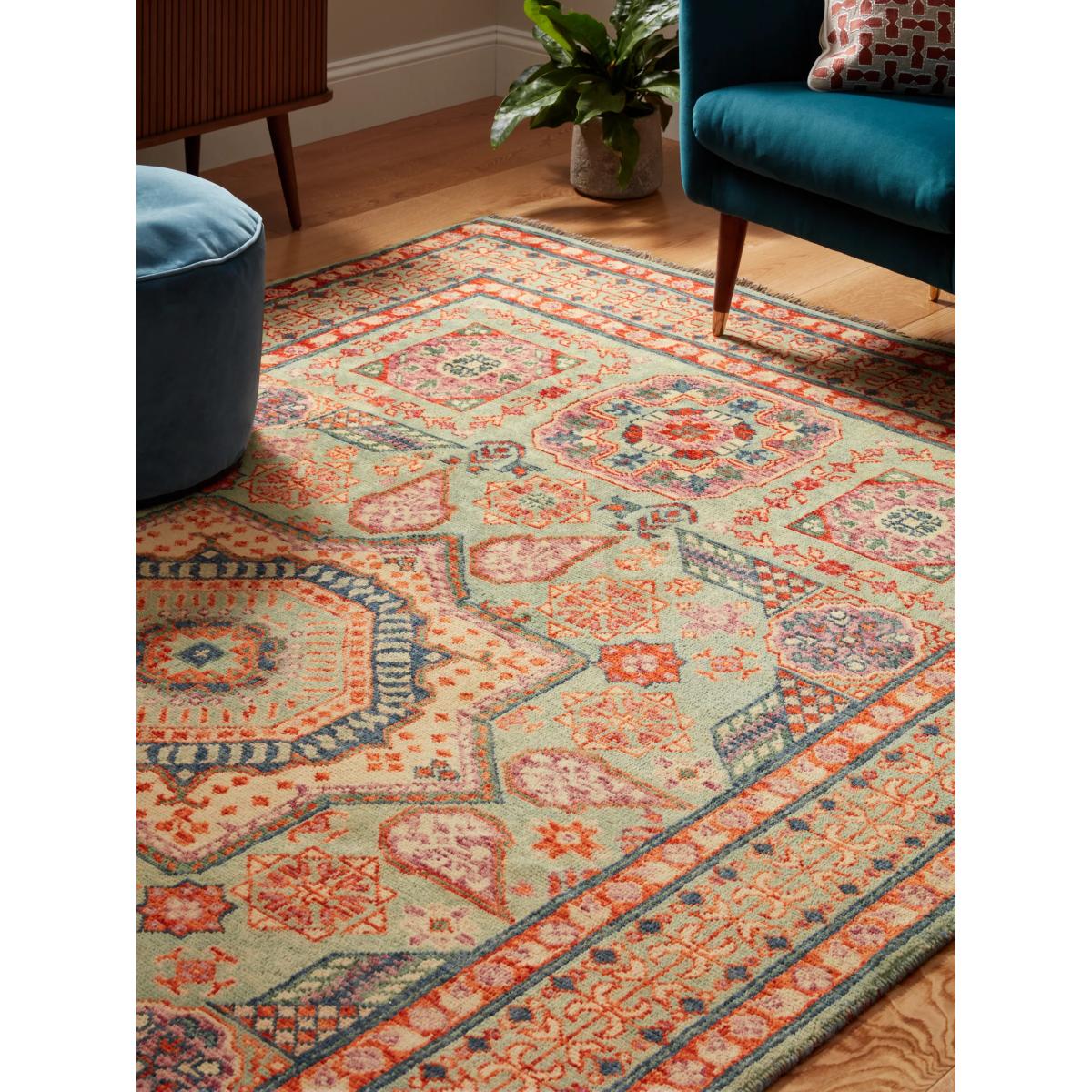 Gooch Luxury Hand Knotted Kashan Style Rug, Multi – image 2