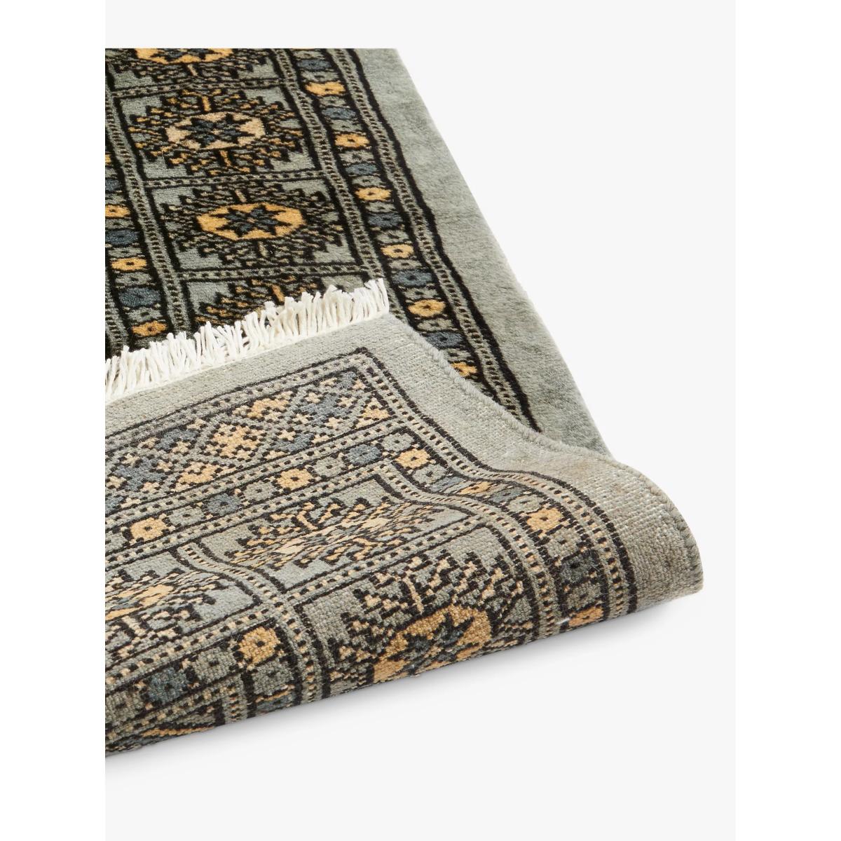 Gooch Luxury Bokhara Rug, Grey – image 2