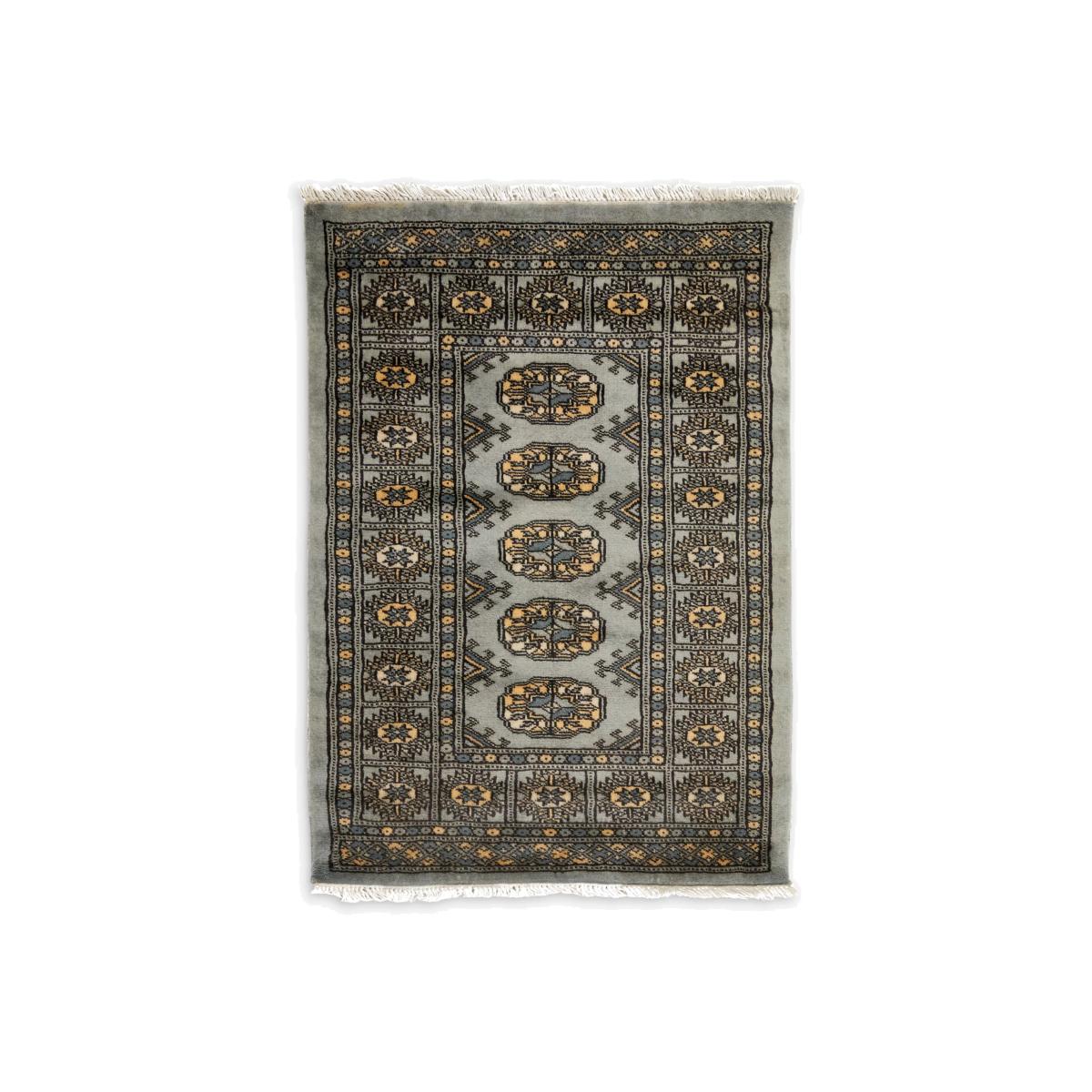 Gooch Luxury Bokhara Rug, Grey – image 1