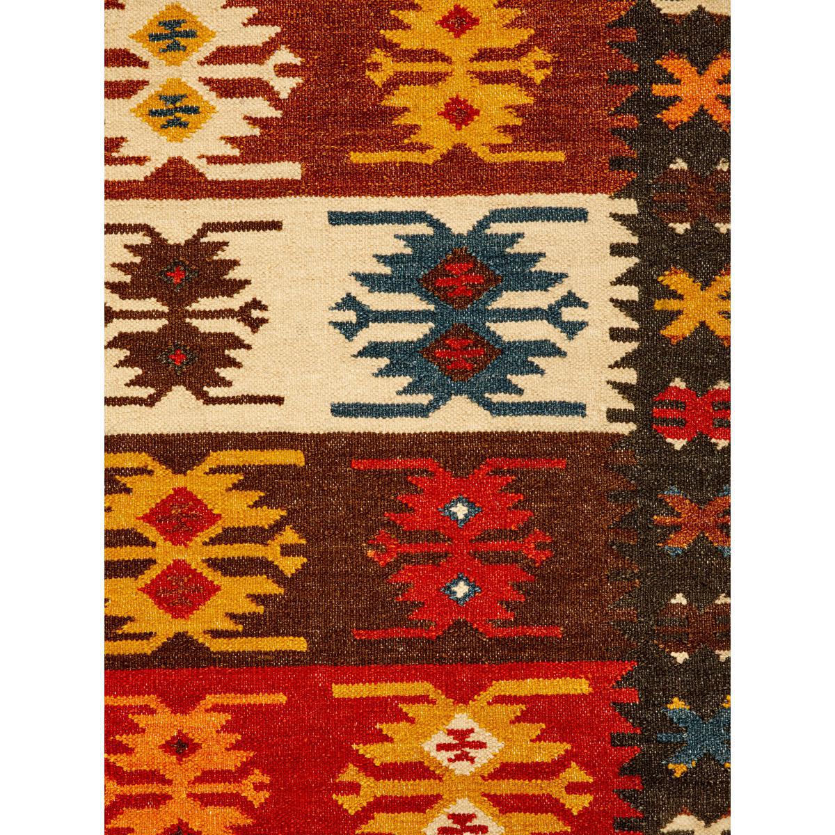 John Lewis & Partners Ikat Kelim Rug, Multi, L150 x W90cm – image 3