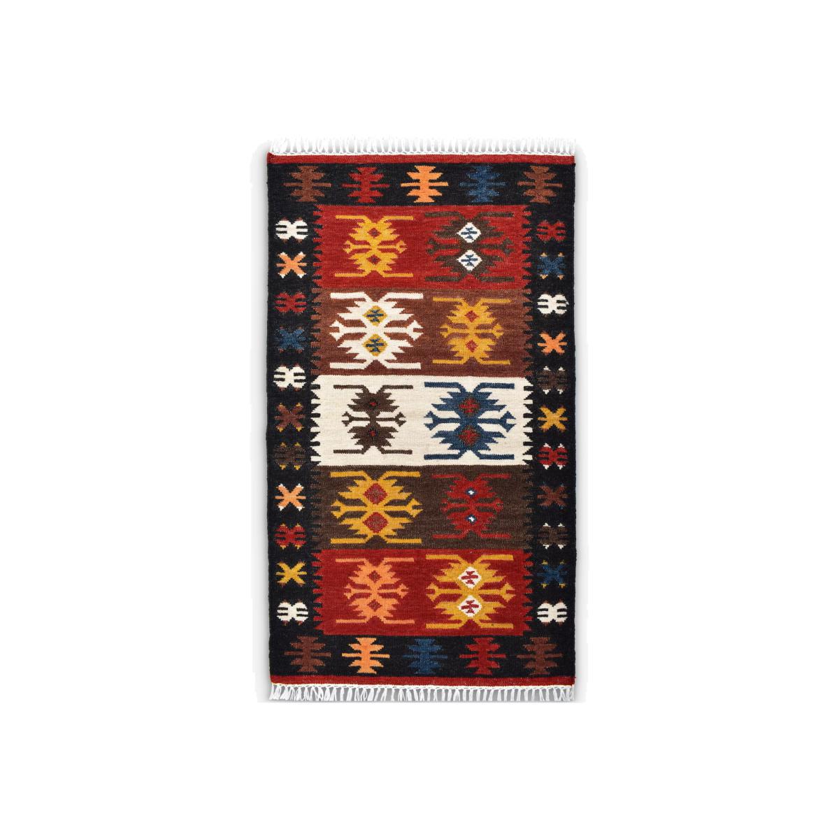 John Lewis & Partners Ikat Kelim Rug, Multi, L150 x W90cm – image 1