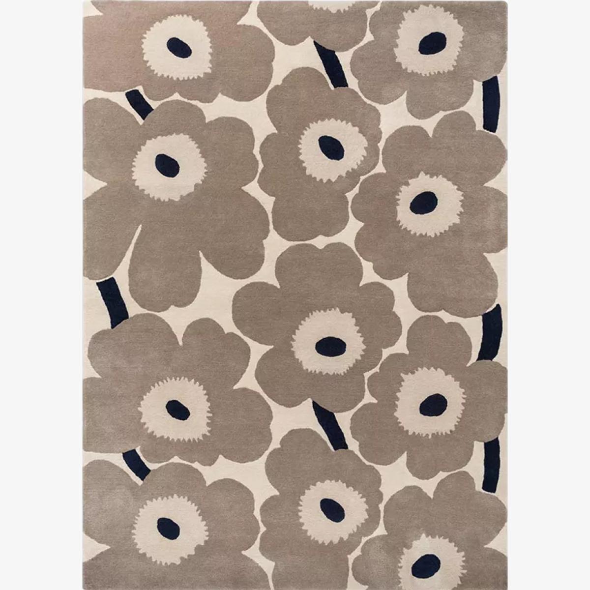 Marimekko Unikko Floral Pure Wool Rug – image 1