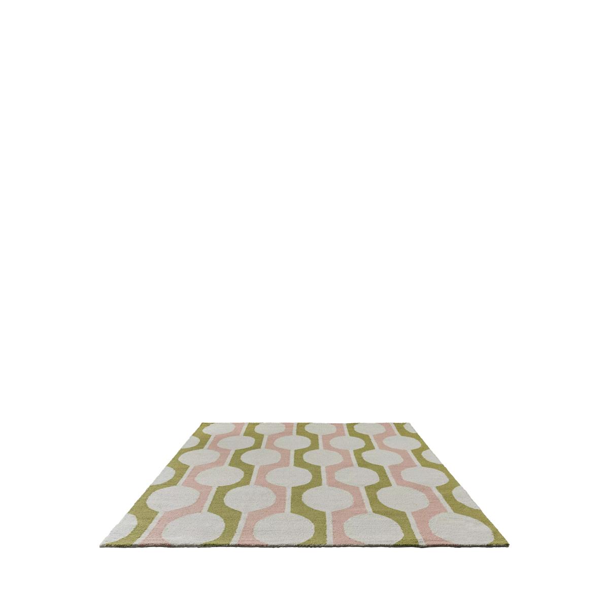 Scion Billow Geometric Pure Wool Rug, Lichen – image 4