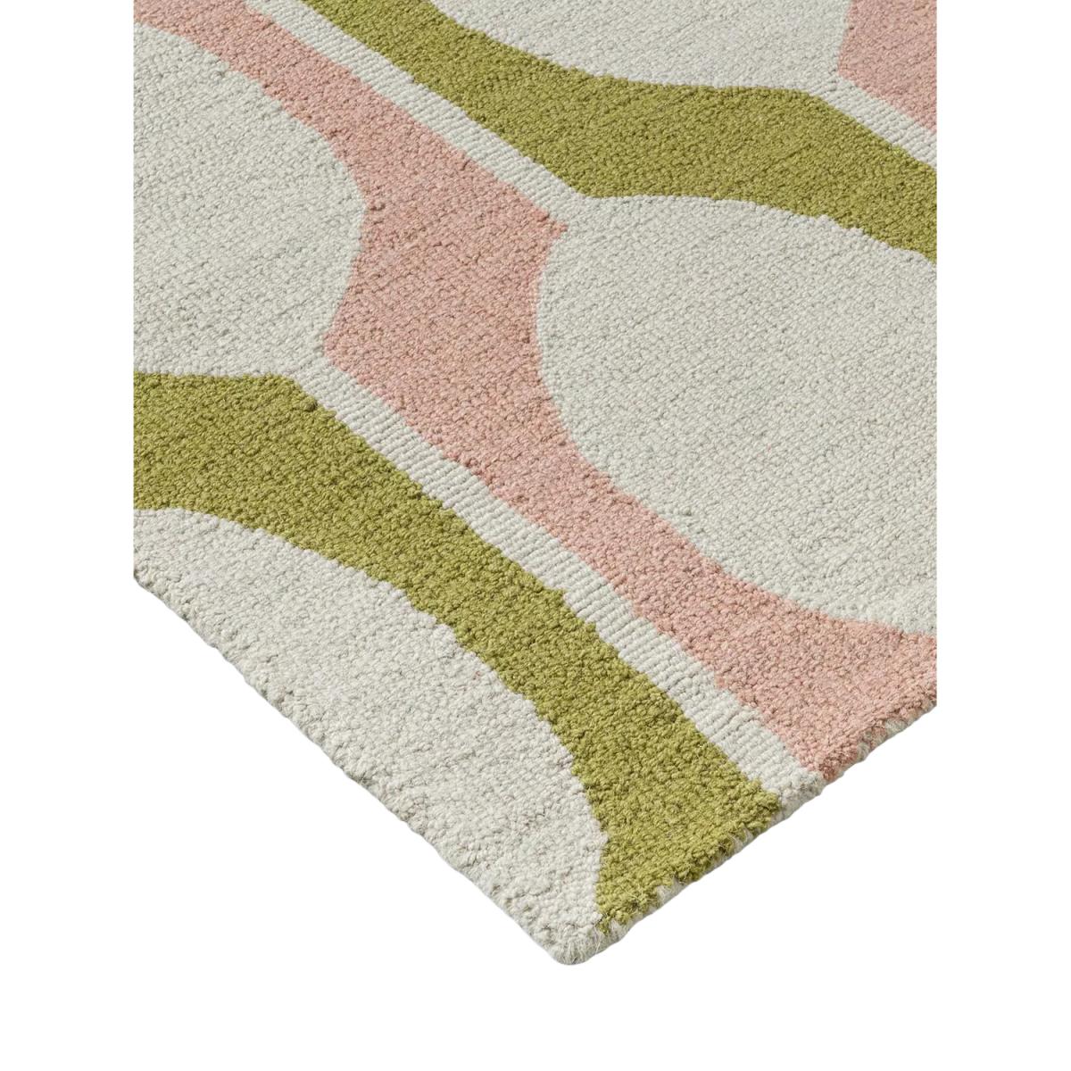 Scion Billow Geometric Pure Wool Rug, Lichen – image 5