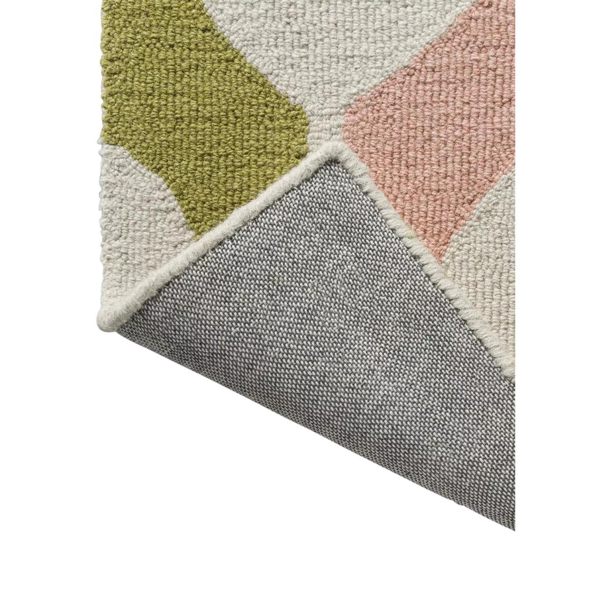 Scion Billow Geometric Pure Wool Rug, Lichen – image 6