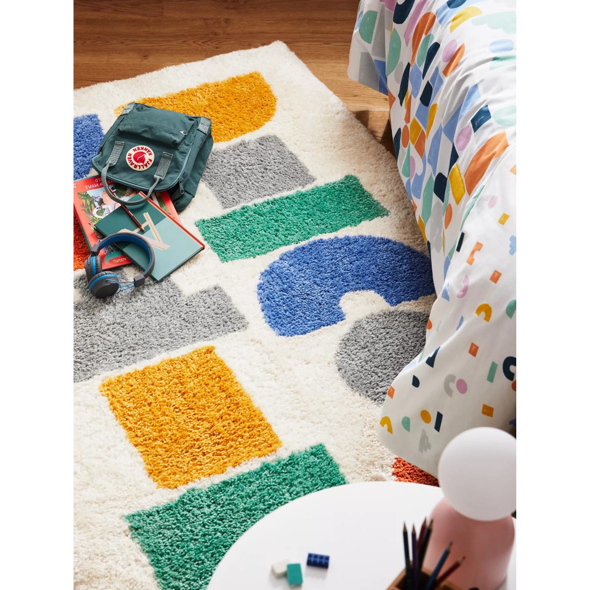 John Lewis ANYDAY Building Blocks Rug, 180 x 120cm – image 2
