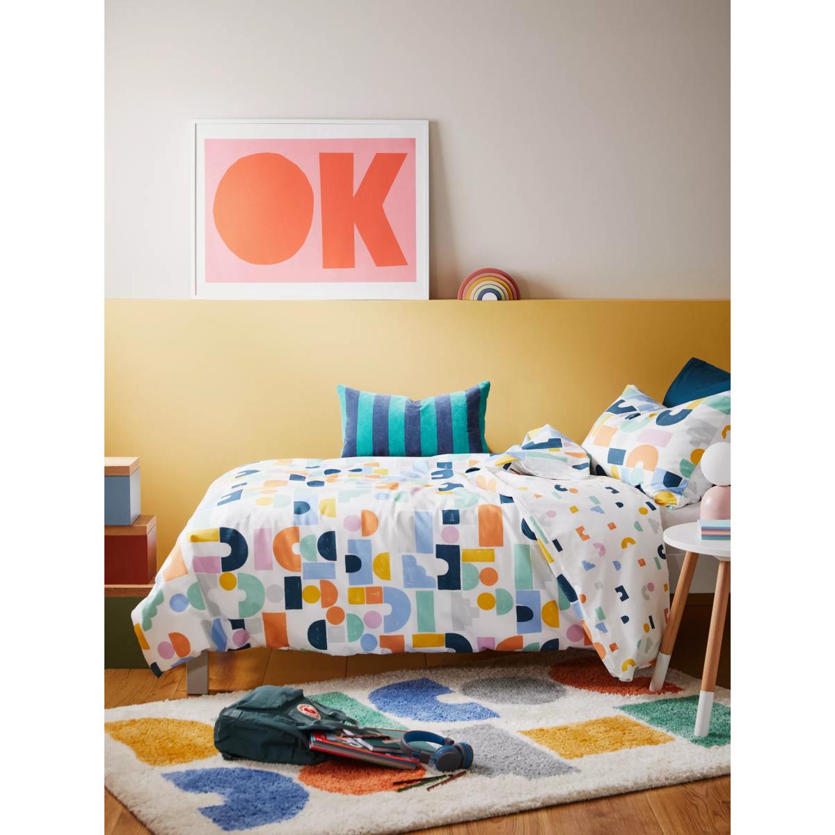 John Lewis ANYDAY Building Blocks Rug, 180 x 120cm – image 3