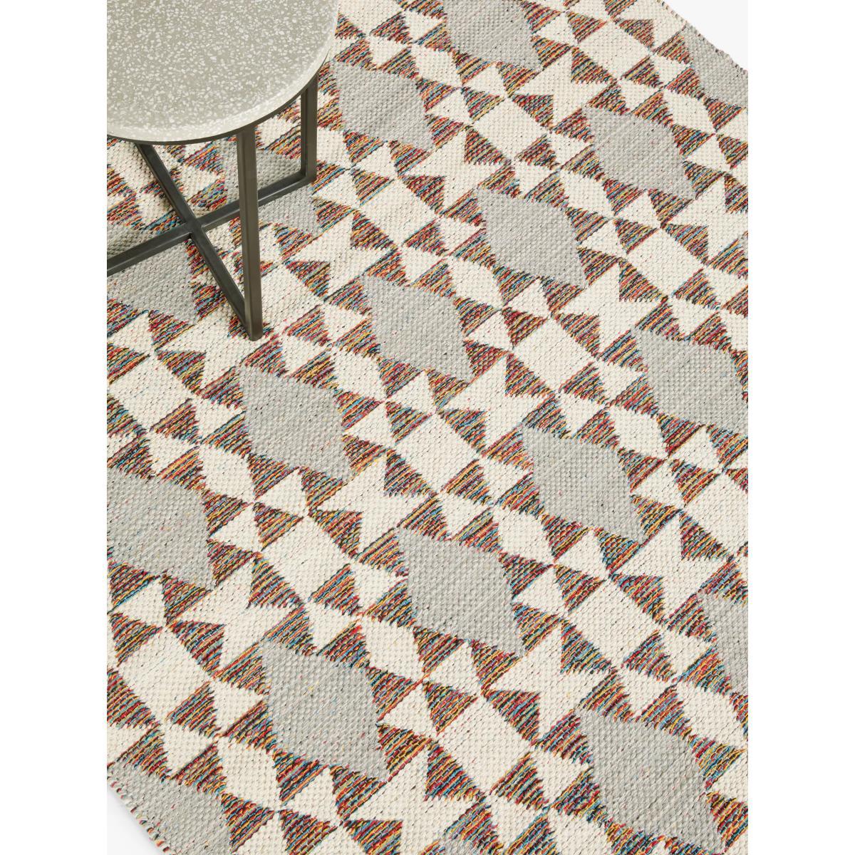 John Lewis & Partners Chindi Geometric Kelim Rug, Blue – image 3