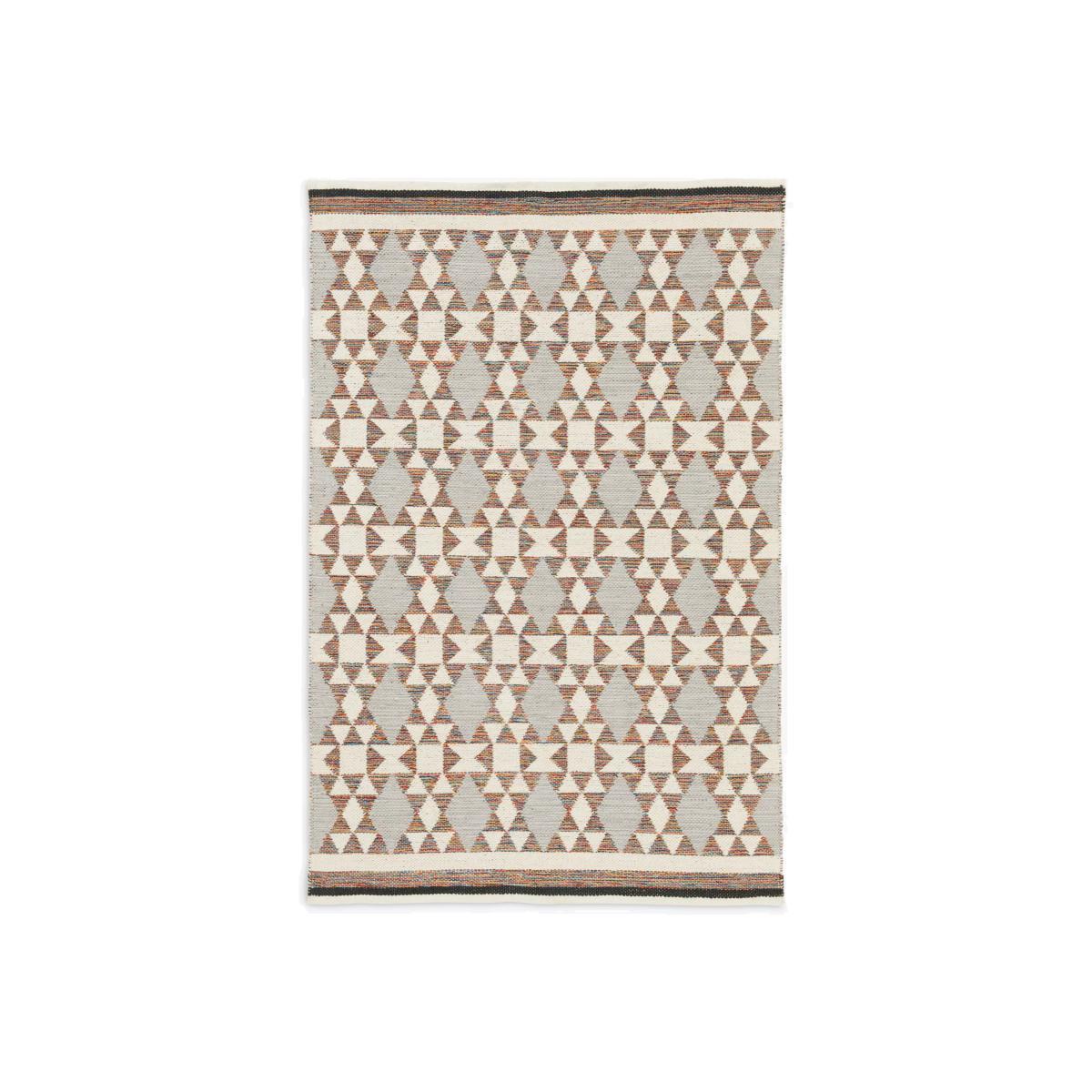 John Lewis & Partners Chindi Geometric Kelim Rug, Blue – image 1