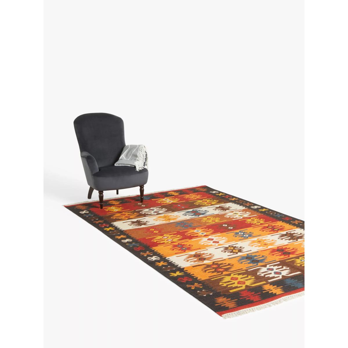 John Lewis & Partners Kelim Ikat Rug, L240 x W170 cm – image 2