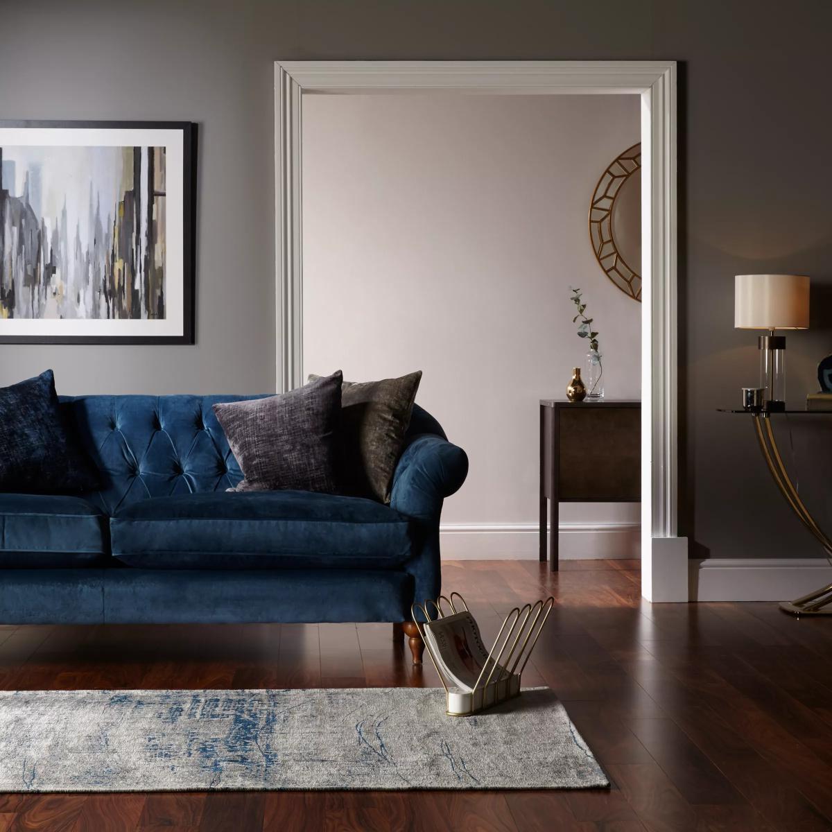 Louis De Poortere Bronx Azurite Rug, Blue – image 2