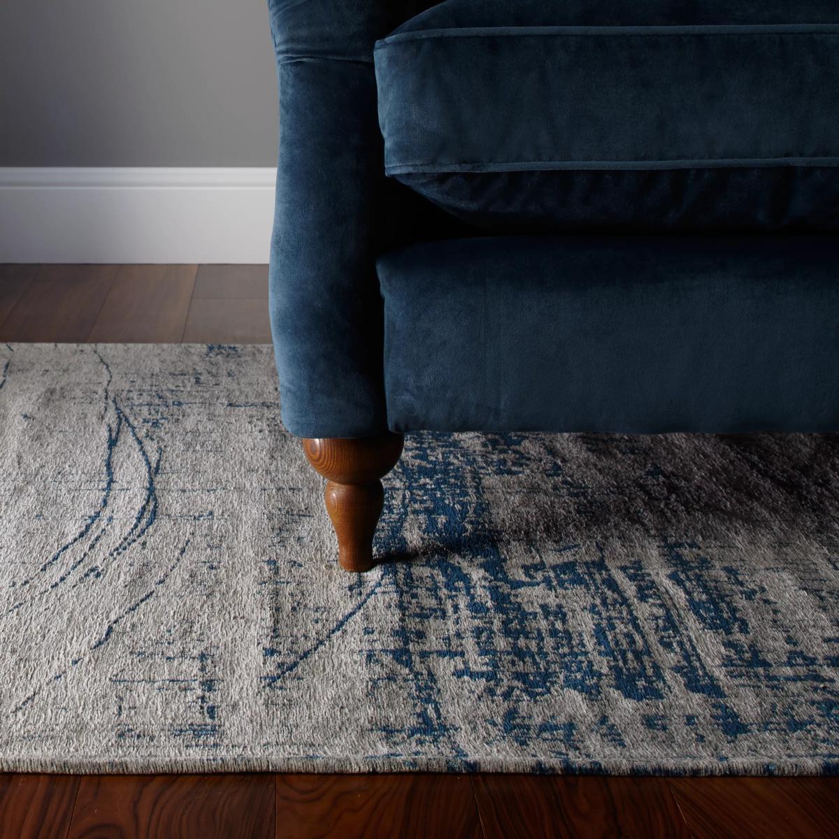 Louis De Poortere Bronx Azurite Rug, Blue – image 3