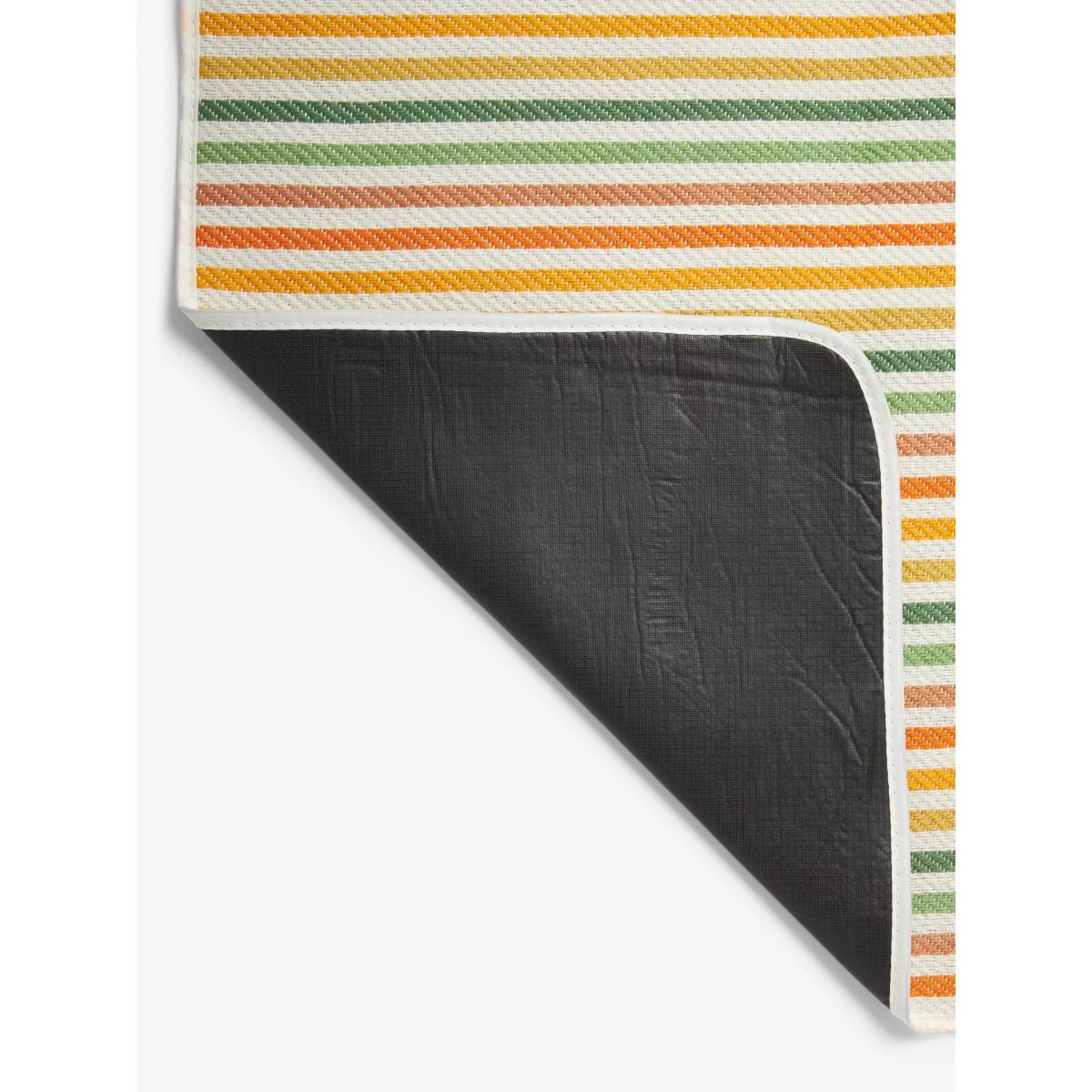 John Lewis Classic Stripe Picnic Rug, Multi – image 3