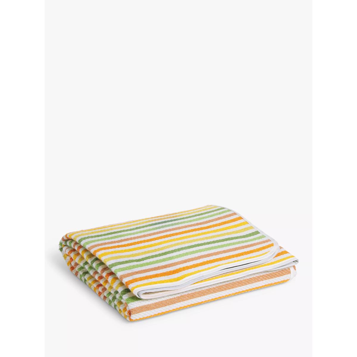 John Lewis Classic Stripe Picnic Rug, Multi – image 4