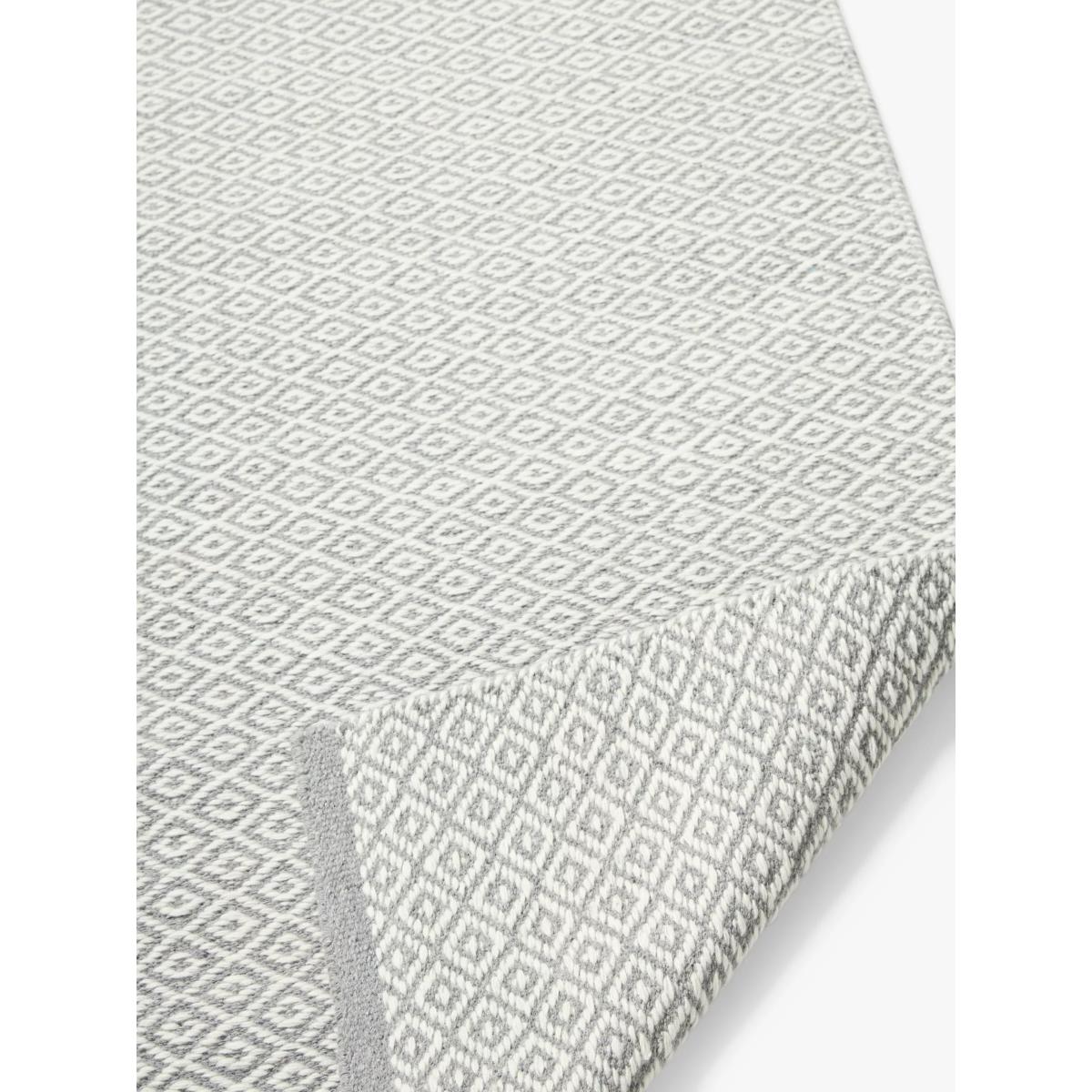 John Lewis Diamond Coordinate Rug, Grey – image 2