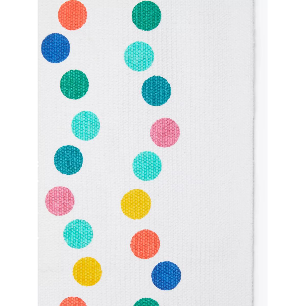 little home at John Lewis Spot Stripe Cotton Rug, 76 x 178cm – image 2