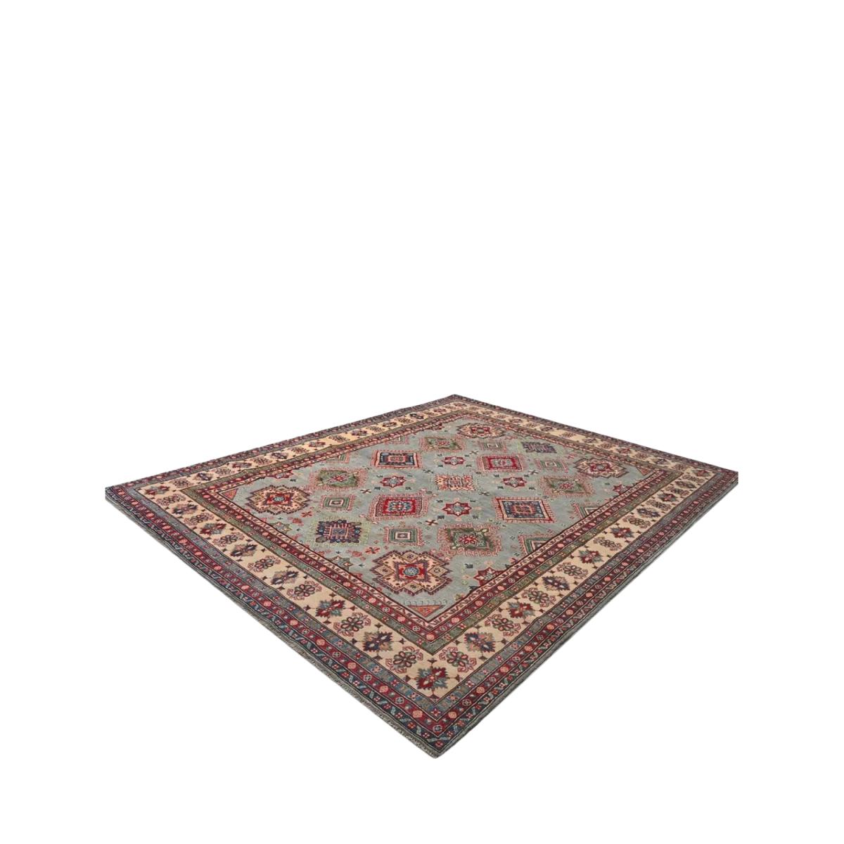 Gooch Oriental Kazak Rug, Blue, L300 x W249 cm – image 6