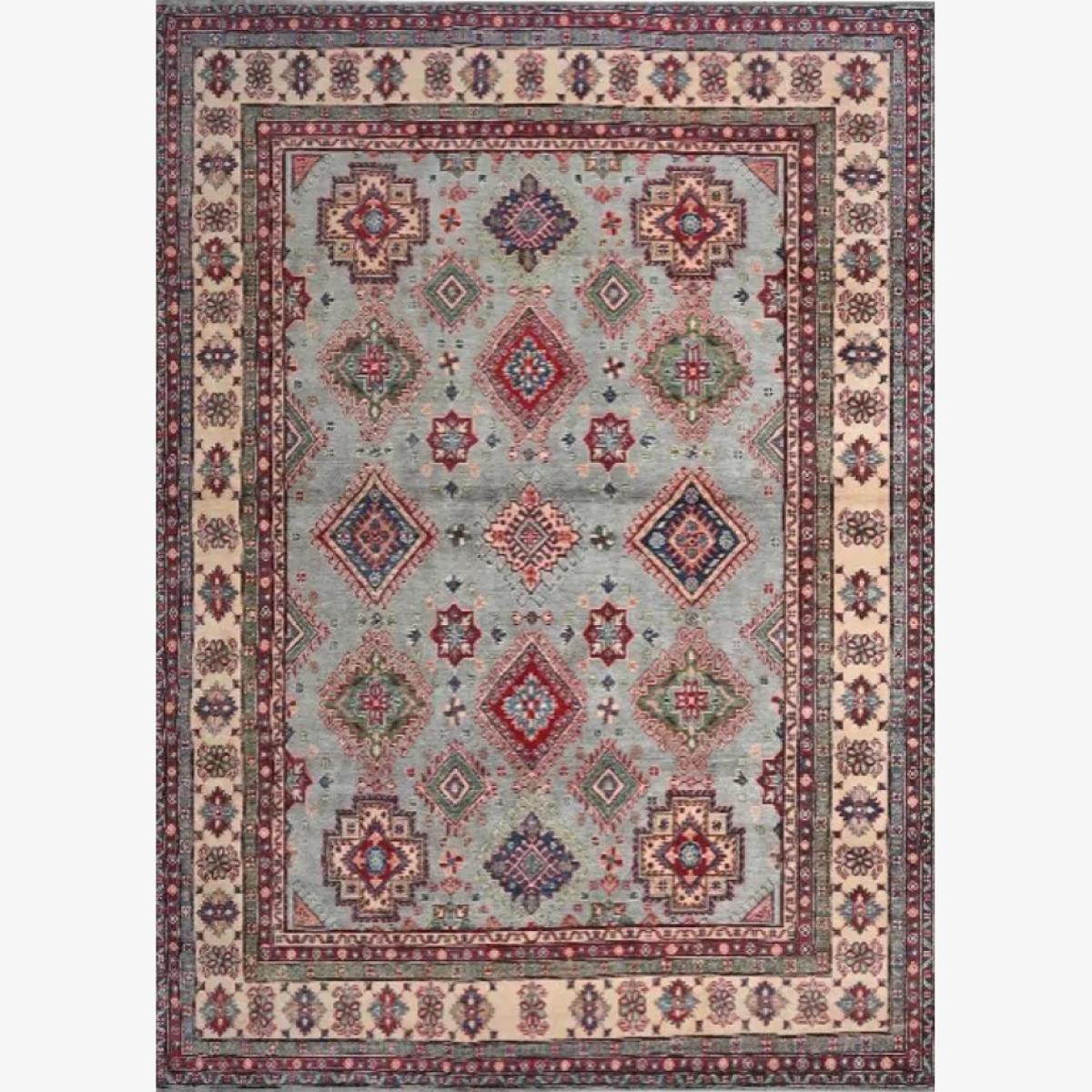 Gooch Oriental Kazak Rug, Blue, L300 x W249 cm – image 1