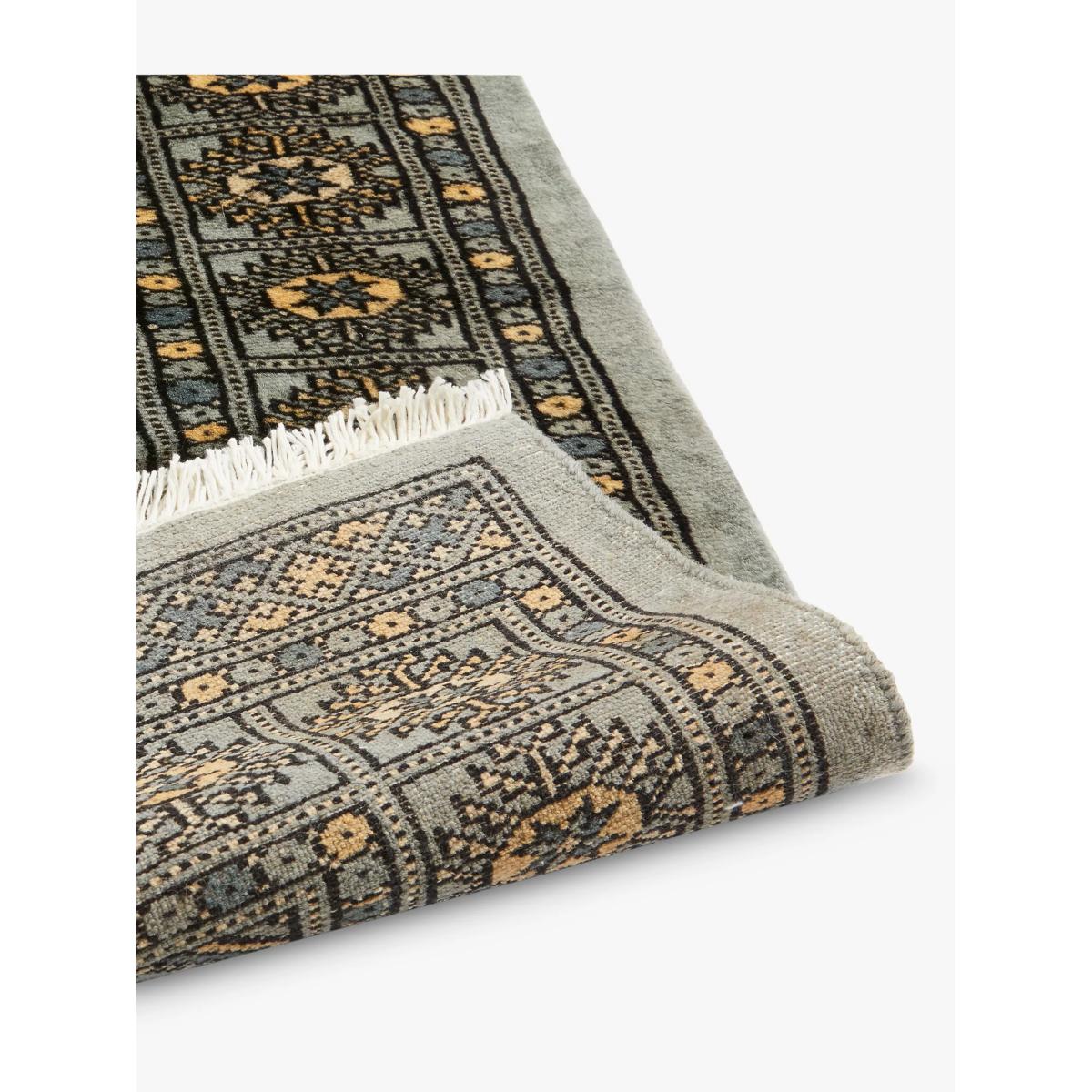 Gooch Luxury Bokhara Rug, L155 x W95 cm, Grey – image 2