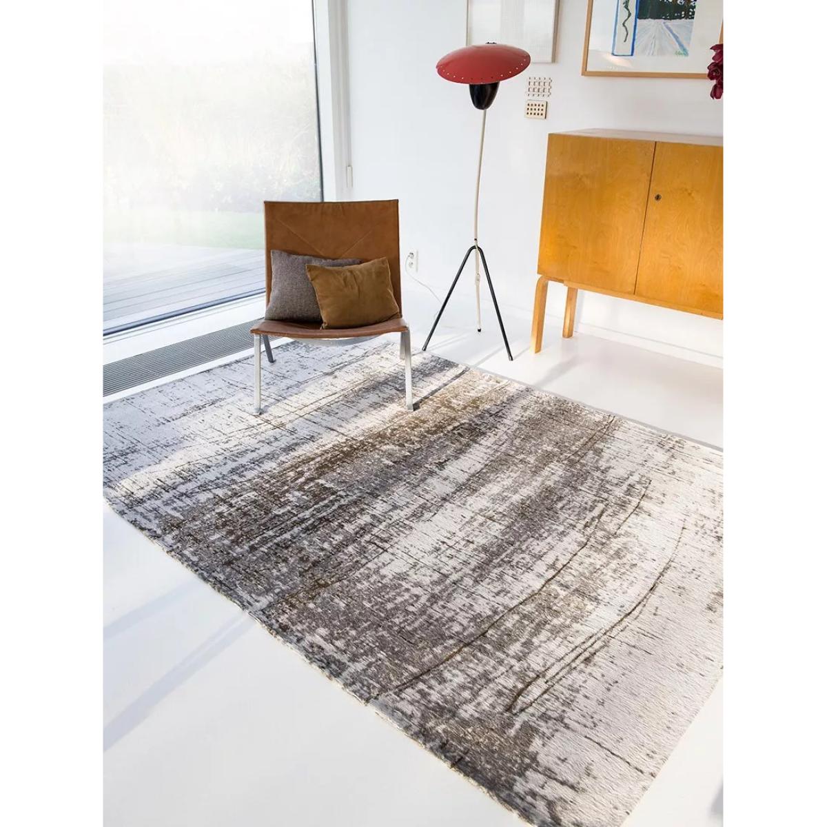 Louis De Poortere Griff Concrete Jungle Rug, Silver – image 6