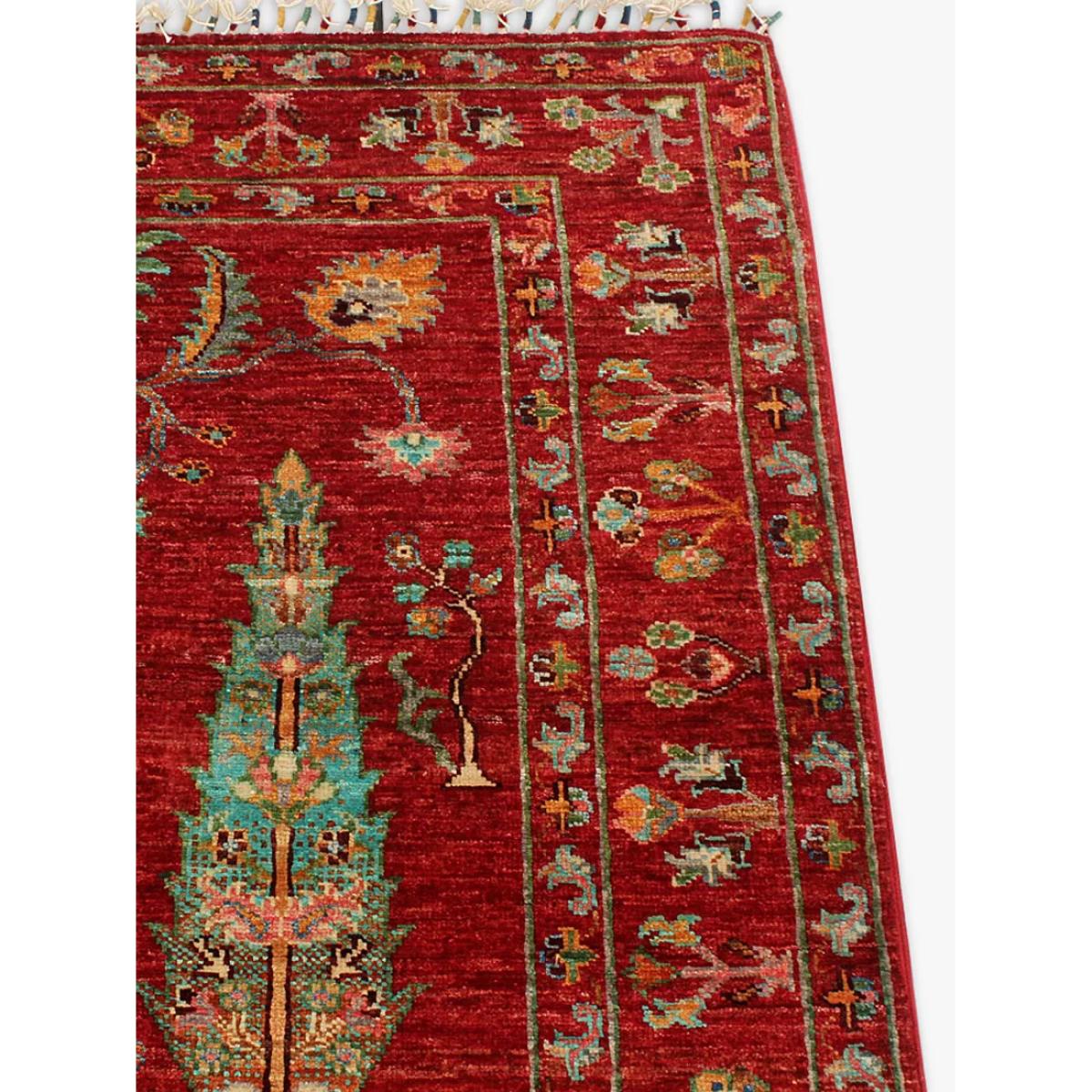 Gooch Oriental Pictorial Rug, L197 x W126 cm, Mid Red – image 2