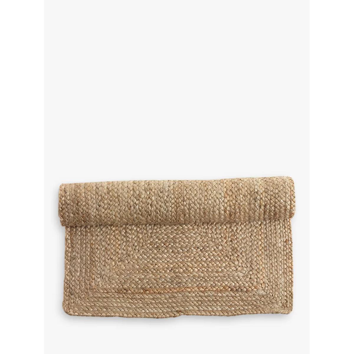 Nkuku Hemp Textured Rug, Natural, L300 x W200 cm – image 2