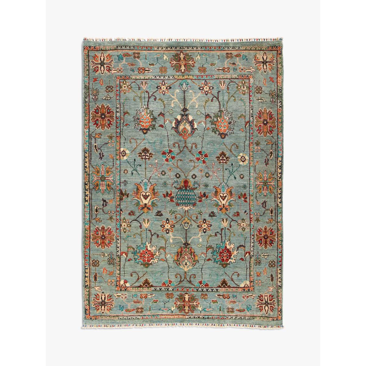 Gooch Oriental Sultani Rug, L242 x W165 cm, Mid Blue – image 2
