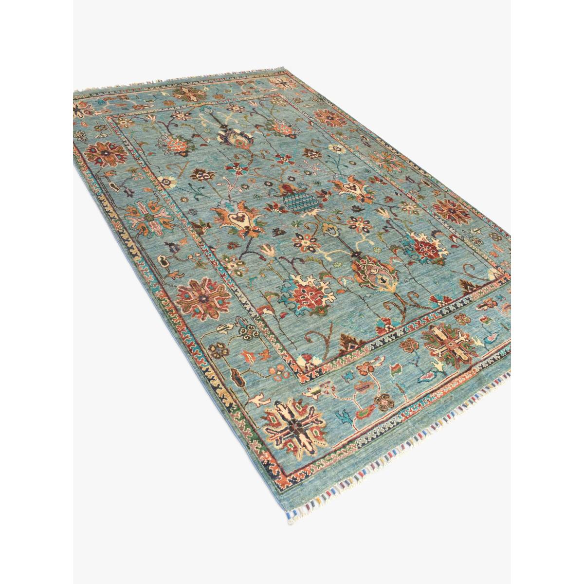 Gooch Oriental Sultani Rug, L242 x W165 cm, Mid Blue – image 3