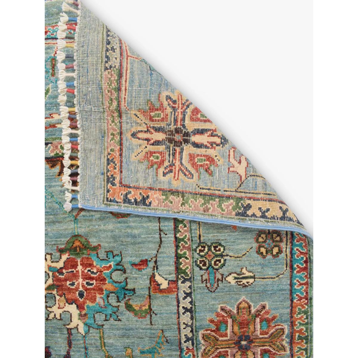 Gooch Oriental Sultani Rug, L242 x W165 cm, Mid Blue – image 6