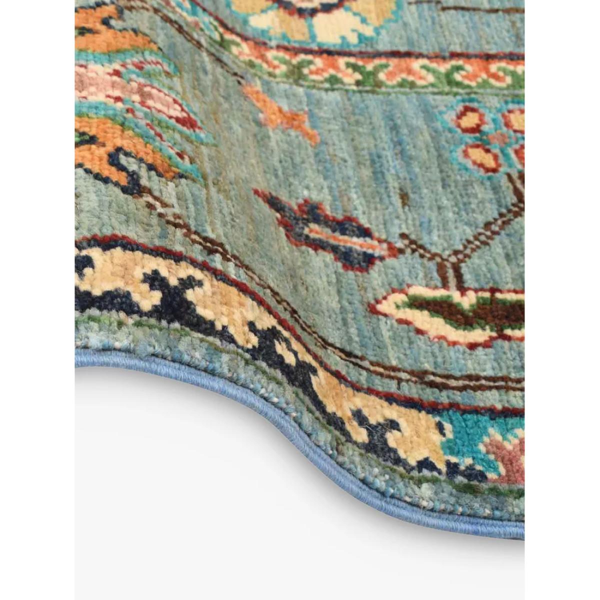 Gooch Oriental Sultani Rug, L242 x W165 cm, Mid Blue – image 7