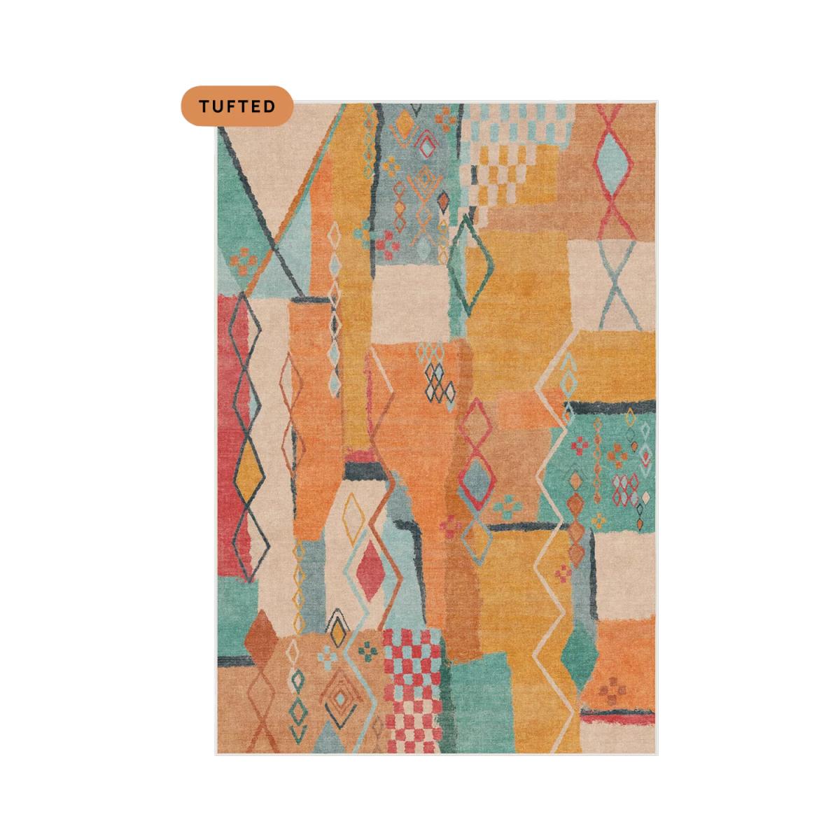 Ruggable Espada Colour Block Rug, Multicolour – image 2