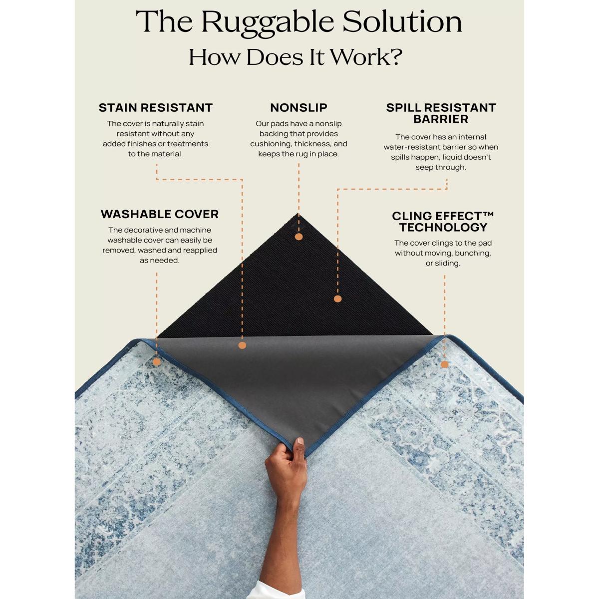 Ruggable Espada Colour Block Rug, Multicolour – image 4