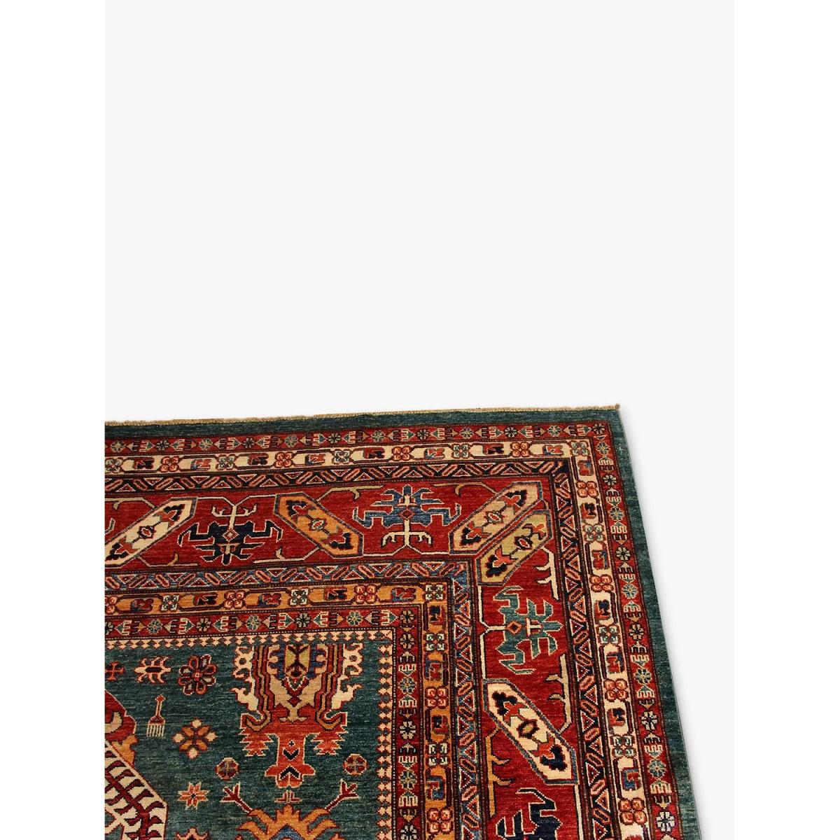 Gooch Oriental Supreme Kazak Rug, L370 x W271 cm, Green – image 3