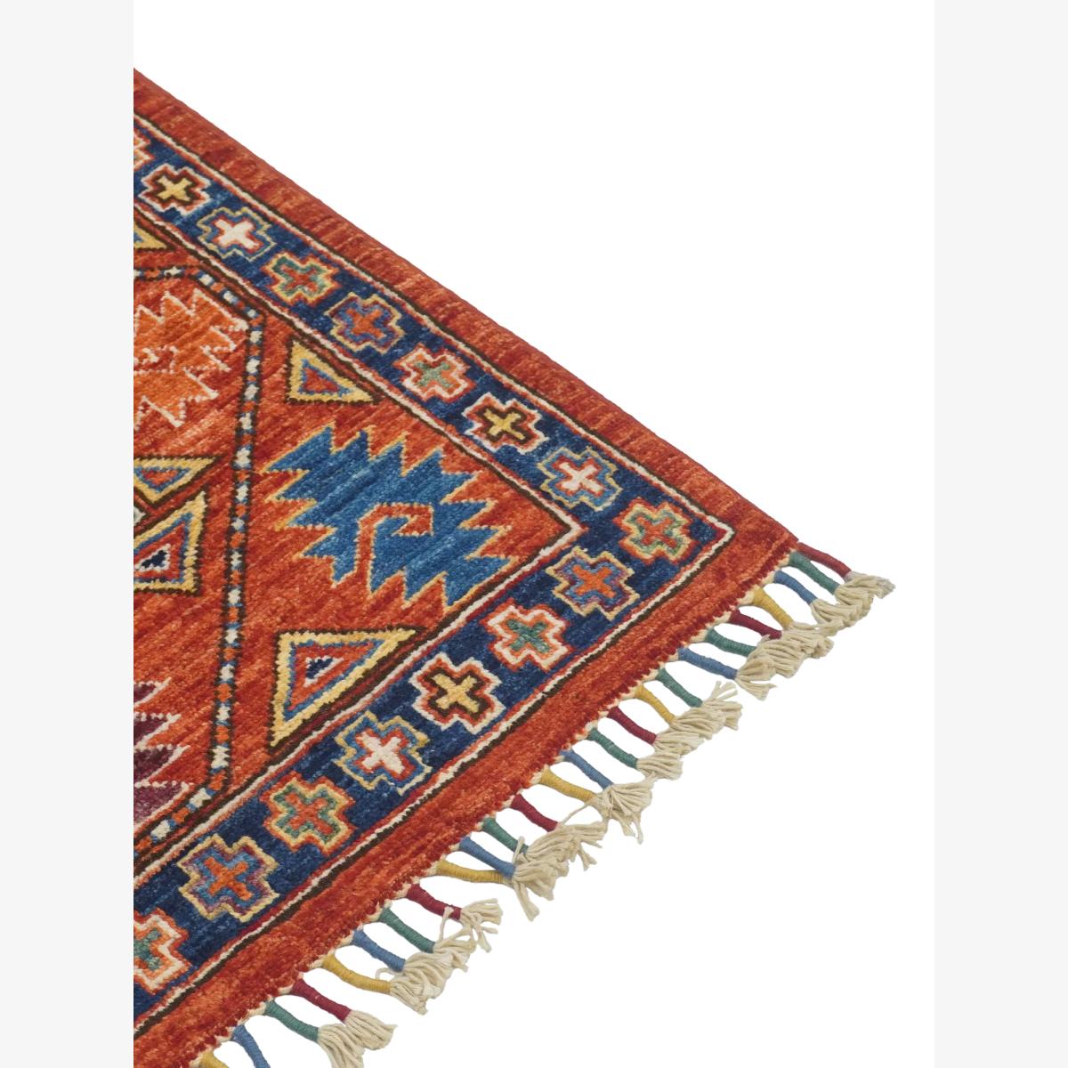 Gooch Oriental Fine Ersari Rug, Red, L203 x W151 cm – image 1