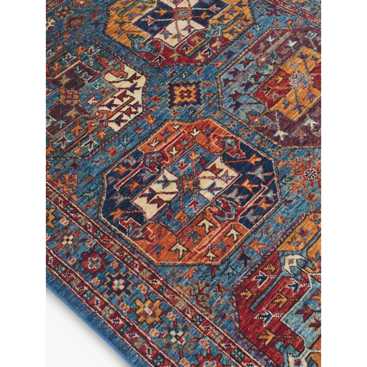 Gooch Oriental Ersari Rug, Blue, L195 x W110 cm – image 2