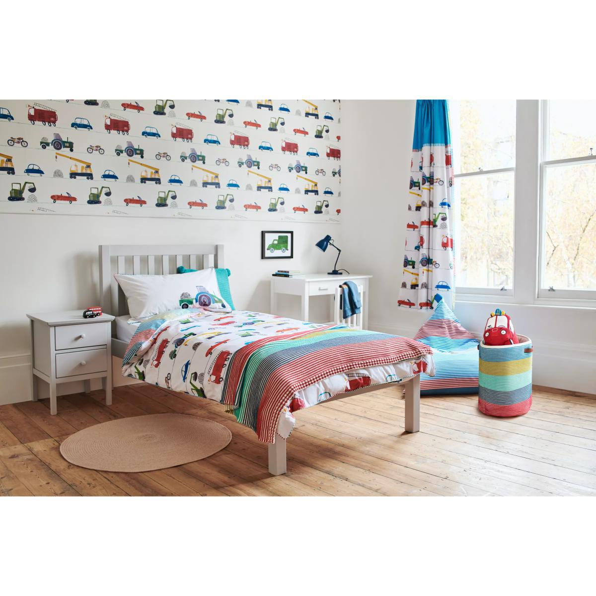 little home at John Lewis Natural Cotton Round Rug, Dia. 90cm – image 2