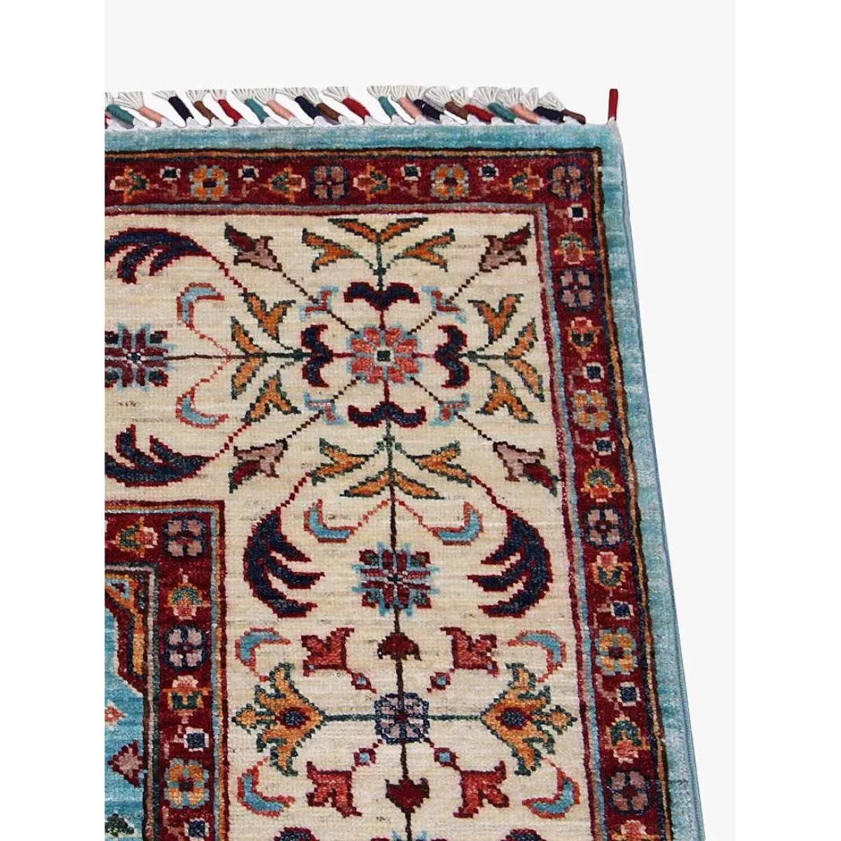 Gooch Oriental Mamluk Rug, L256 x W177 cm, Blue – image 2