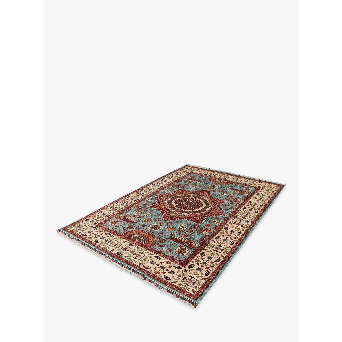 Gooch Oriental Mamluk Rug, L256 x W177 cm, Blue – image 3