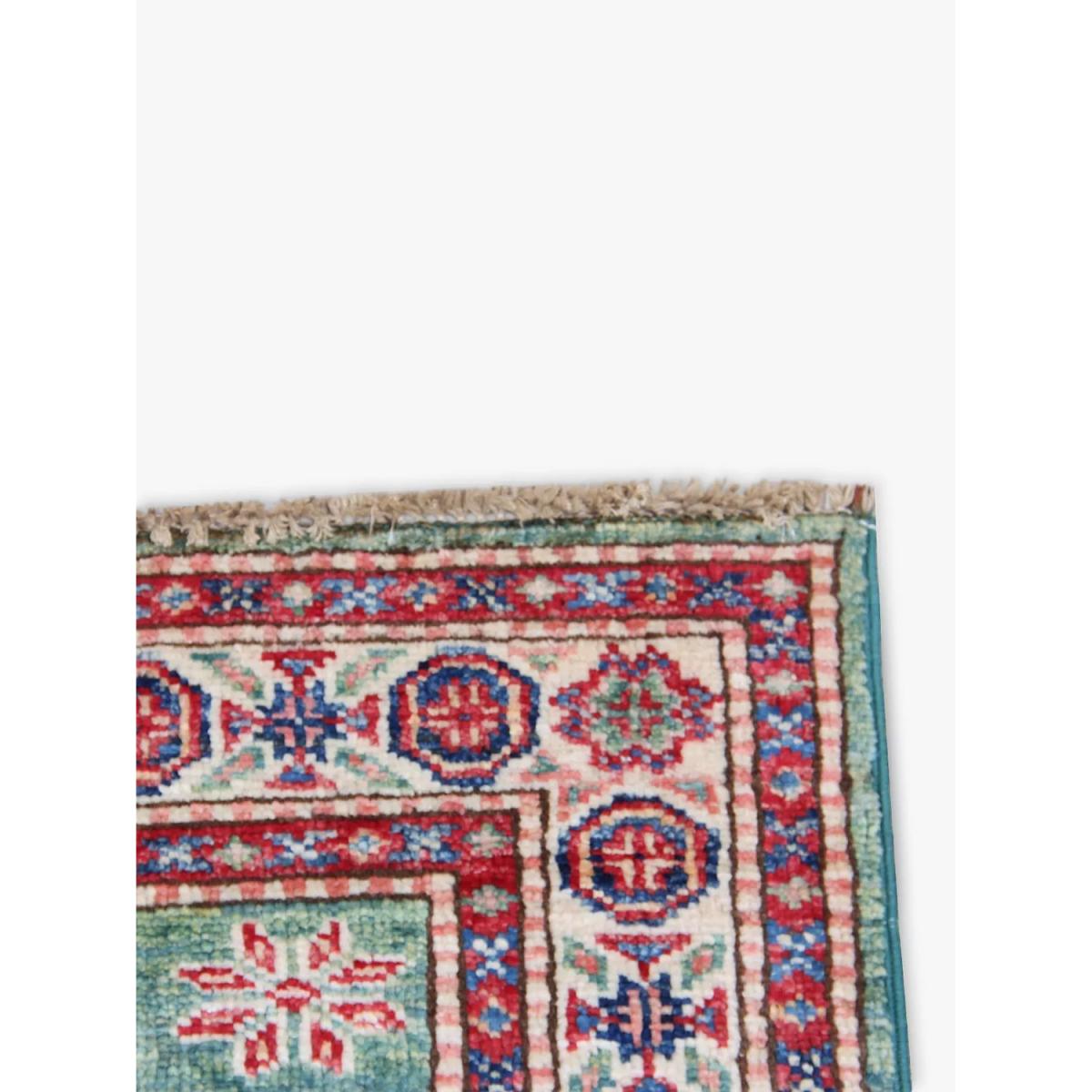 Gooch Oriental Supreme Kazak Runner Rug, L183 x W61 cm, Green – image 2