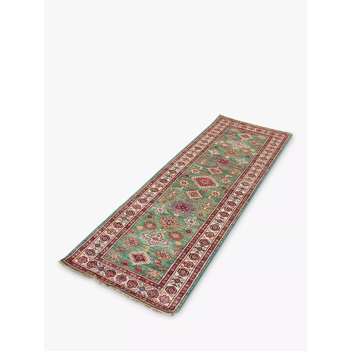 Gooch Oriental Supreme Kazak Runner Rug, L183 x W61 cm, Green – image 3