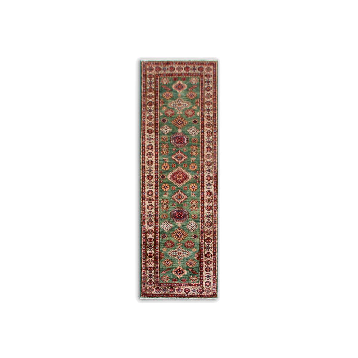 Gooch Oriental Supreme Kazak Runner Rug, L183 x W61 cm, Green – image 1