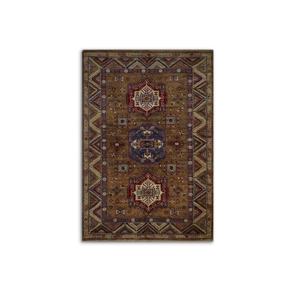 Gooch Oriental Kazak Supreme Rug, Brown, L245 x W176 cm