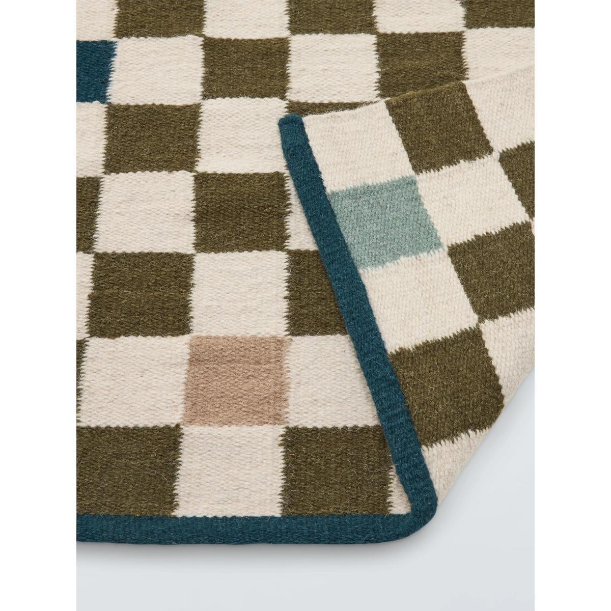 John Lewis ANYDAY Checkerboard Wool Rich Rug, Multi – image 3